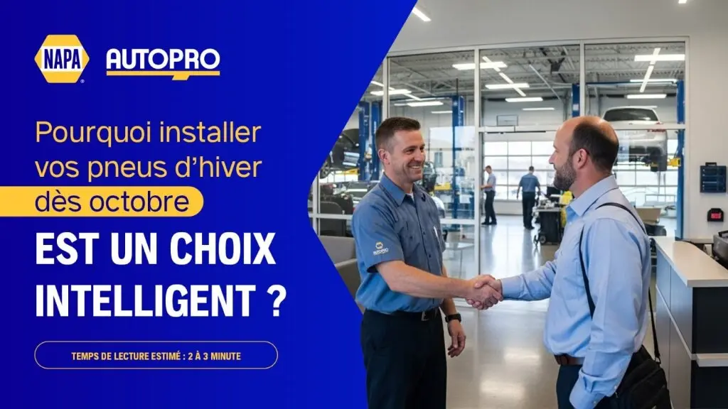 Installer vos pneus en octobre